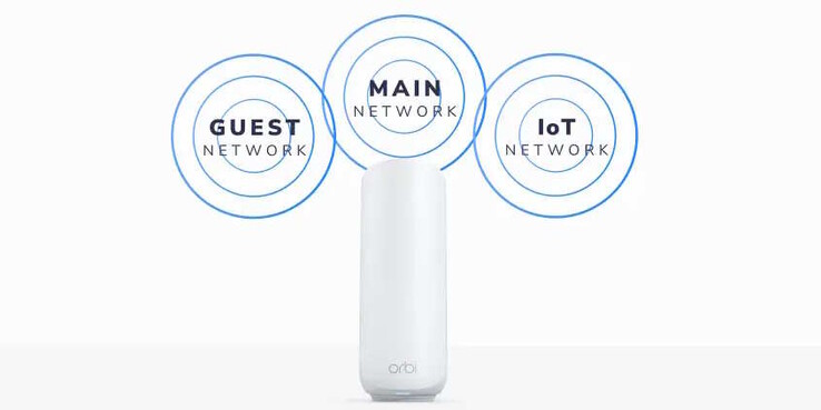 这些 WiFi 7 网状设备可以创建多个独立网络（图片来源：Netgear）