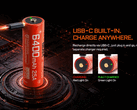 Acebeam 的 AB21CP6425 电池配有 USB-C 接口。