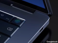 Googlebook 笔记本电脑将采用英特尔高通和联发科处理器。图:谷歌品牌笔记本电脑的宣传效果图。