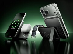 酷秀三合一移动电源现在支持更快的 25W Qi2 无线充电。(图片来源：Kuxiu）