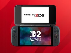 2DS/3DS 第二屏 Switch 2 配件模拟图（图片来源：任天堂美国公司，有编辑）