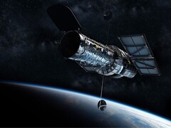 展示哈勃望远镜的艺术家插图。(图片来源:Andrew-Art - Pixabay)