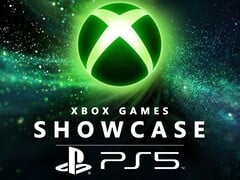 带有 PS5 徽标的 2026 年 Xbox 游戏展示会横幅