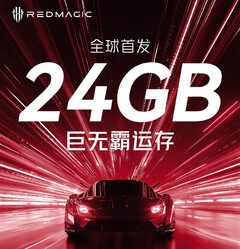 RedMagic 8S Pro将是首批推出的拥有24GB内存的智能手机之一。(图片来源：努比亚)