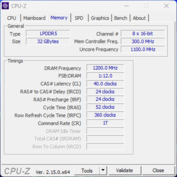 CPU-Z 内存