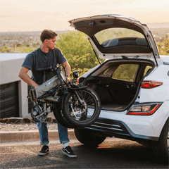 力克 XP4 电动自行车采用可折叠设计（图片来源：力克）