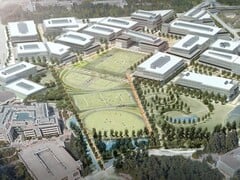 雷德蒙德微软科技总部的重新设计效果图。