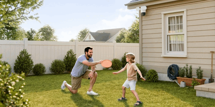 TrackFlex 安全摄像机采用二合一双镜头设计（图片来源：Reolink）