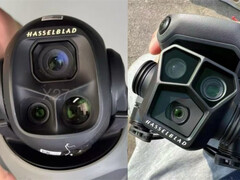 与 Mavic 3 Pro 相比，Mavic 4 Pro 将配备经过全面改造的相机外壳，如图所示。(图片来源：via Jasper Ellens）