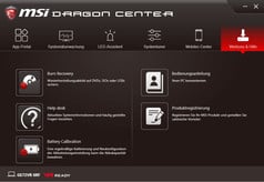 MSI Dragon Center, Tools & Help