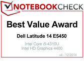 2014年12月最有价值产品奖: 戴尔 Latitude 14 E5450