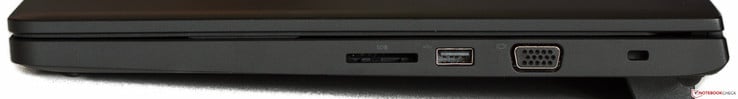 Right: Power-in, vent, HDMI, 2 x USB 3.0, audio in /out