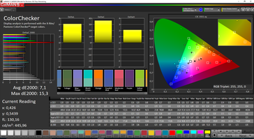 ColorChecker (Standard, target color space: sRGB)