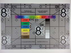 Photographed reference card