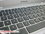 Simplified chiclet keyboard is very roomy and easy to use