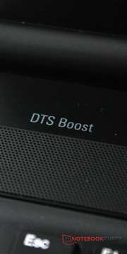 Although the speakers are DTS licensed...
