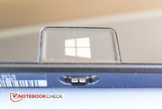 The Windows button on the front...