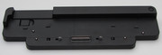 The port replicator makes a solid impression.