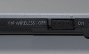 The WLAN connection can be turned on and off via the switch.