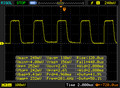 Continuous PWM in battery operation (@max. brightness) at 200 Hz!