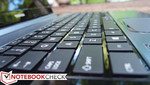 The keyboard may look nice, but looks can be deceiving