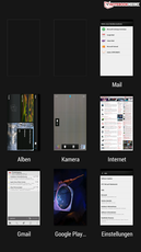 HTC Sense 5 UI: Multitasking (double-tap on the Home-Button!)