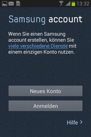 An account has to be created before downloading something from Samsung's App Store. The apps are also available in Google's Play Store...