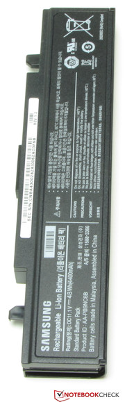 The battery weighs 291 grams...