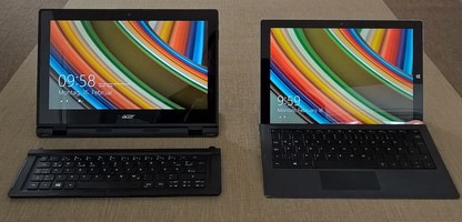Aspire Switch 12和Surface Pro 3