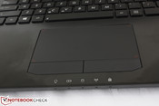 Touchpad is very large, even for a 17.3-inch notebook