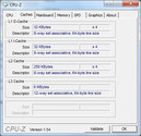 Systeminfo CPUZ Cache