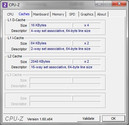 Systeminfo CPUZ Cache