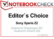 编辑选择奖 2014年6月: Sony Xperia Z2