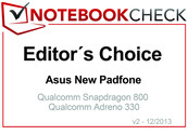 编辑选择奖 2013年12月: Asus New PadFone