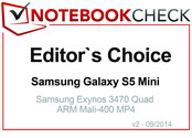 编辑选择奖 2014年9月: Samsung Galaxy S5 Mini