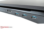 eSATA/USB-2.0 combo and 3x USB 3.0.