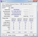 System info CPUZ RAM SPD