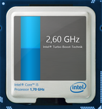 2.6 GHz: maximum Turbo clock speed