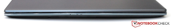 front side: no ports