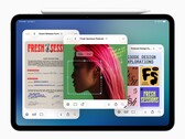 Apple iPad 终于可以像模像样地使用多应用窗口进行多任务处理了。(图片来源：Apple)