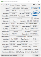 GPU-Z (英特尔Iris Xe MAX图形)