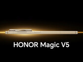 Honor Magic V5 将比 Oppo Find N5 薄 0.1 毫米。(图片来源：Honor)