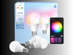 图为飞利浦 Hue Essential 60 瓦智能灯泡（图片来源：Signify-飞利浦 Hue 公关部）
