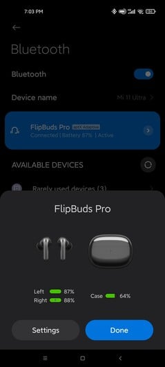 测试小米FlipBuds Pro TWS