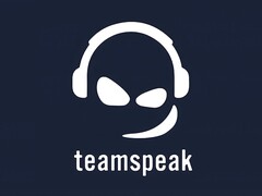 TeamSpeak 的徽标。