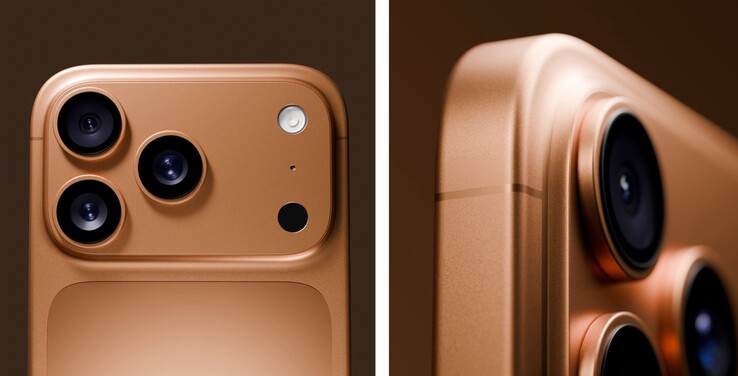 iPhone 17 Pro 预计将采用铝制机身，摄像头模组将大幅增大。(图片来源：@马金步官方）