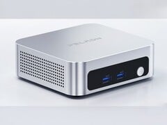 图片展示了一张银色款Peladn WO5 304迷你电脑的照片