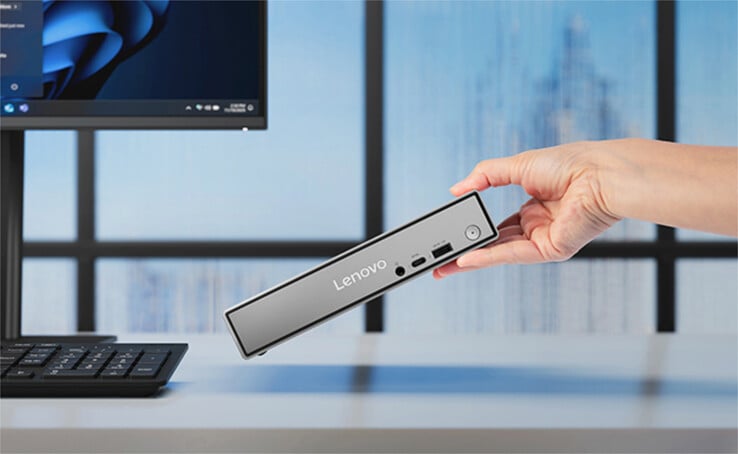 ThinkCentre Neo 50q Gen 7 的尺寸为 240 x 250 x 186 毫米。