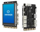 Unihiker是一款内置彩色显示屏的紧凑型SBC。(图片来源: DFRobot)