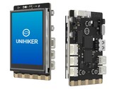 Unihiker是一款内置彩色显示屏的紧凑型SBC。(图片来源: DFRobot)